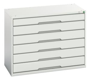 Bott Verso Drawer Cabinets1050 x 550  Tool Storage for garages and workshops Verso 1050 x 550 x 800H 6 Drawer Cabinet